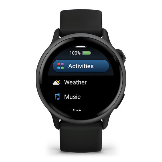Garmin VivoActive 6 GPS Smartwatch - Slate/Black Band Garmin VivoActive 6 GPS Smartwatch - Slate/Black Band