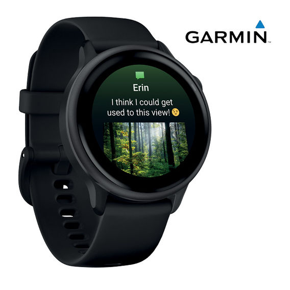 Garmin VivoActive 6 GPS Smartwatch - Slate/Black Band Garmin VivoActive 6 GPS Smartwatch - Slate/Black Band