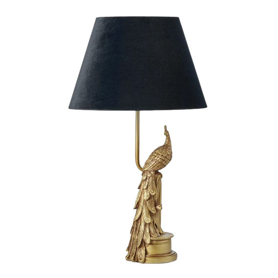 Peacock Table Lamp