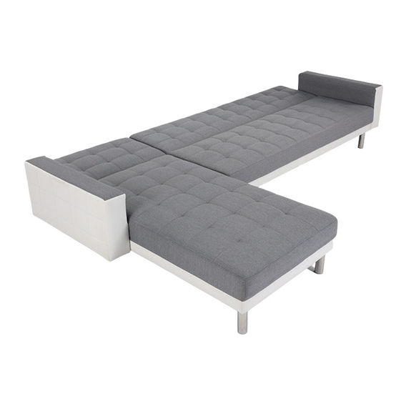 Kika Sofa Bed with Chaise - Black Kika Sofa Bed with Chaise - Black