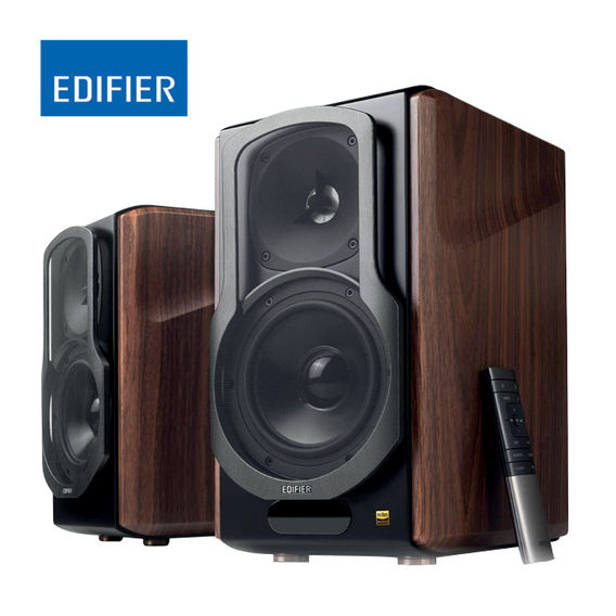 Edifier 130W HiFi Bookshelf Speaker Stand Bundle