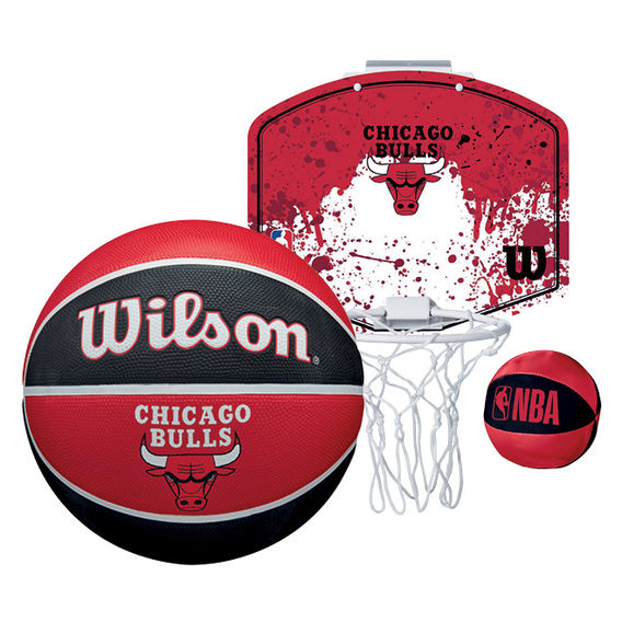 NBA Team Mini Hoop & Tribute Basketball Bundle - Chicago Bulls NBA Team Mini Hoop & Tribute Basketball Bundle - Chicago Bulls