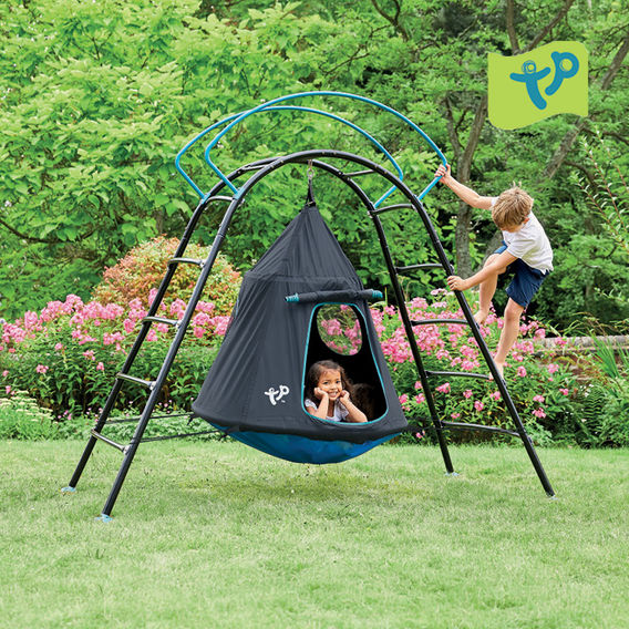 TP UFO Den Black with Climbing Frame TP UFO Den Black with Climbing Frame