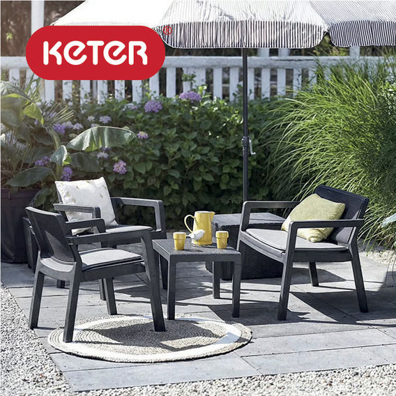 Keter Emily 4 Seater Lounge Set Keter Emily 4 Seater Lounge Set