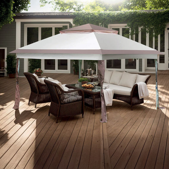 OnePush Gazebo 3.3m Coffee & Khaki OnePush Gazebo 3.3m Coffee & Khaki