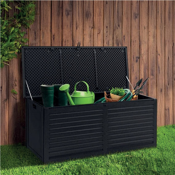 490L Outdoor Storage Box - Black 490L Outdoor Storage Box - Black