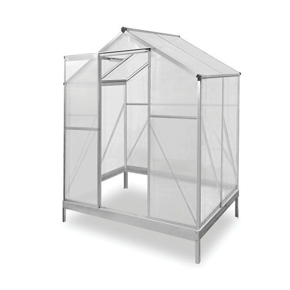 Aluminium Frame Greenhouse 1.3 x 1.9m