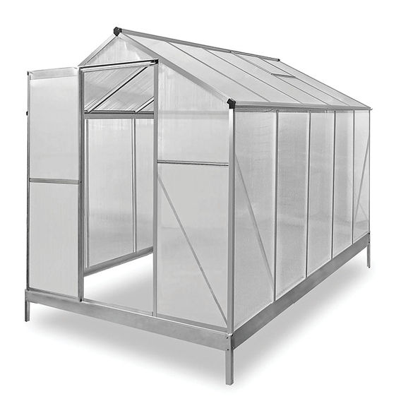 Aluminium Frame Greenhouse 2.5 x 1.9m Aluminium Frame Greenhouse 2.5 x 1.9m
