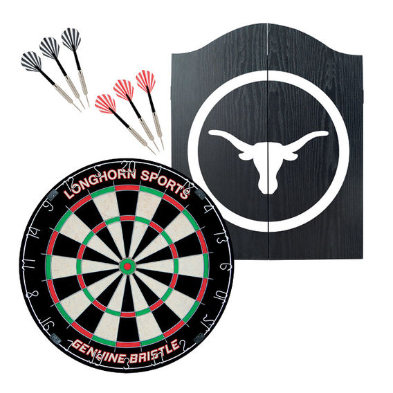 Longhorn Darts Cabinet Set