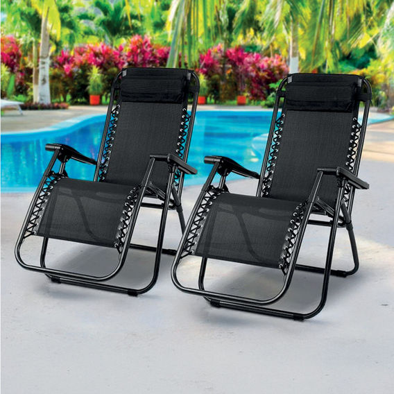 Zero Gravity Folding Outdoor Chair Bundle Zero Gravity Folding Outdoor Chair Bundle