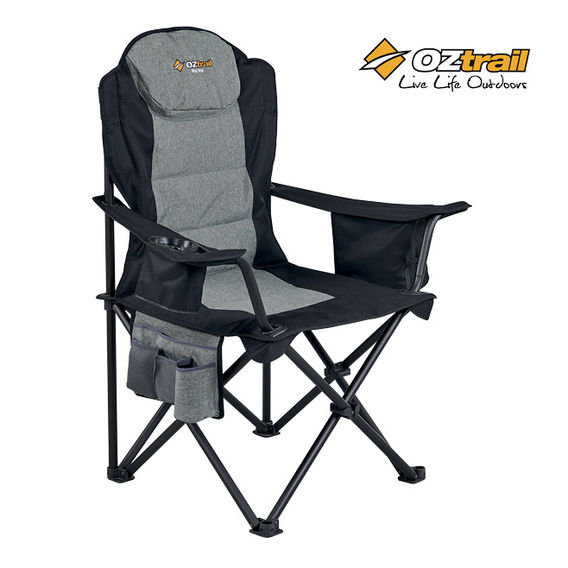 Oztrail Big Boy Arm Chair - Black Oztrail Big Boy Arm Chair - Black