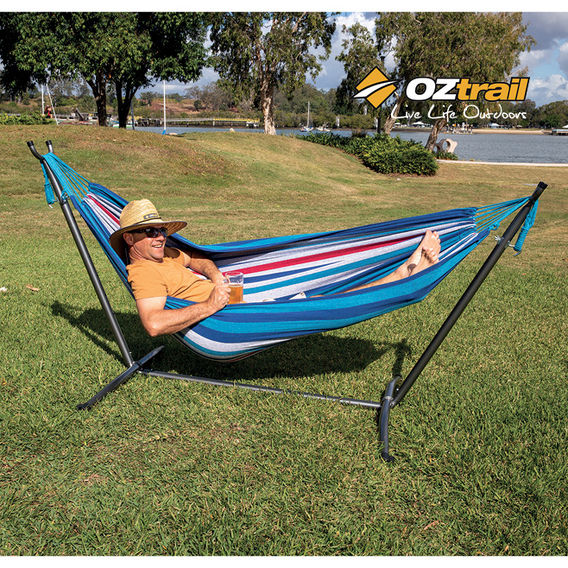 Oztrail Anywhere Hammock Double With Steel Frame