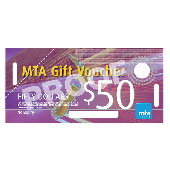 MTA $50 Gift Voucher