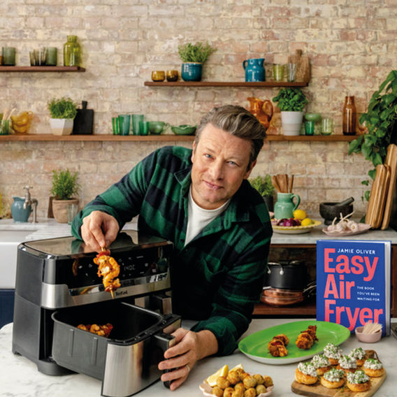 Jamie Oliver by Tefal Dual Air Fryer Jamie Oliver by Tefal Dual Air Fryer