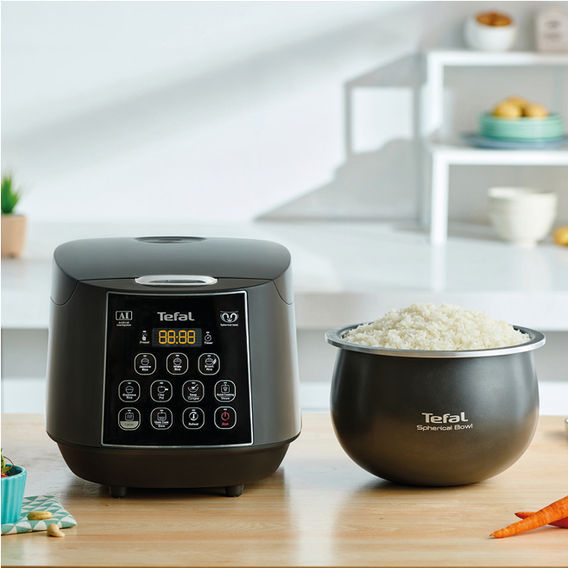 Tefal Easy Rice & Slow+ Cooker & Jamie Oliver 30cm WOK