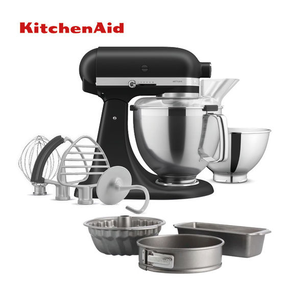 Kitchen Aid Mixer Bundle - Matte Black