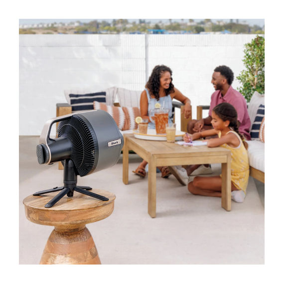 Shark FlexBreeze™ Pro Mist Indoor Outdoor Pedestal & Table Fan with Water Tank - Charcoal Shark FlexBreeze™ Pro Mist Indoor Outdoor Pedestal & Table Fan with Water Tank - Charcoal