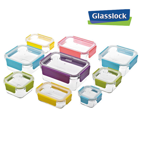 Glasslock 9 piece Premium Oven Safe Set
