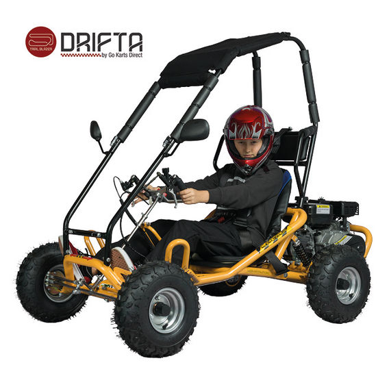 Drifta Trail Blazer 200cc Go Kart + Roll Cage - Yellow Drifta Trail Blazer 200cc Go Kart + Roll Cage - Yellow