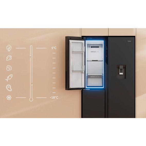 Haier 574L S+ Three-Door Side-by-Side Refrigerator