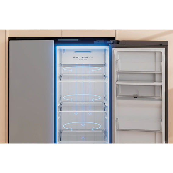 Haier 574L S+ Three-Door Side-by-Side Refrigerator SS Haier 574L S+ Three-Door Side-by-Side Refrigerator SS