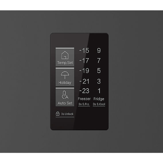 Haier 523L Black Side by Side Fridge
