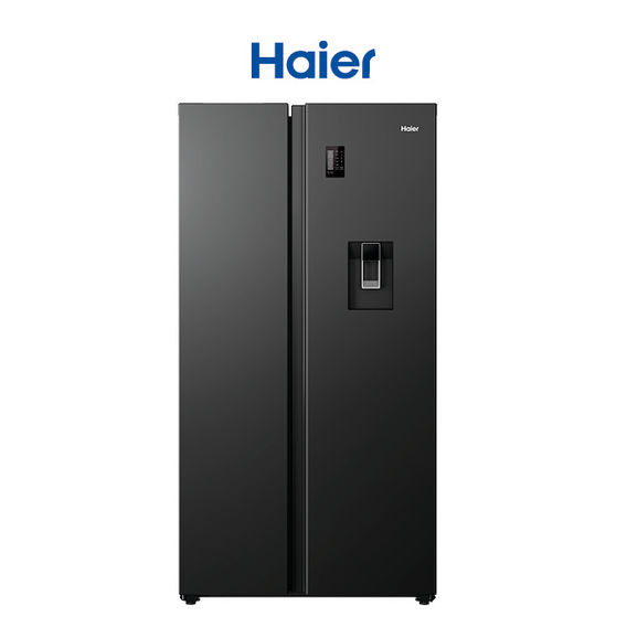 Haier 523L Black Side by Side Fridge