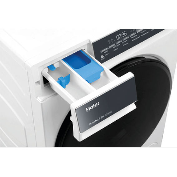 Haier 9.5kg Front Load Washing Machine White