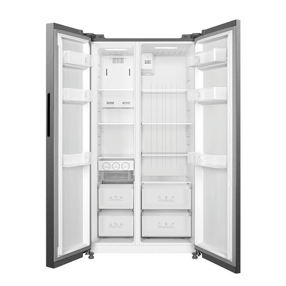 Midea 548L Side By Side Fridge Freezer Stainless Steel Midea 548L Side By Side Fridge Freezer Stainless Steel