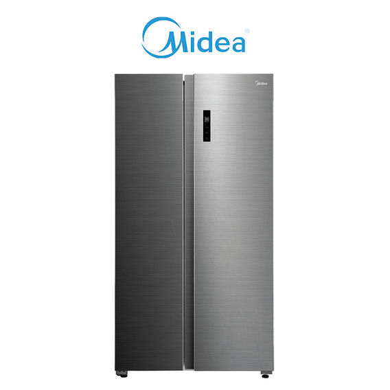 Midea 548L Side By Side Fridge Freezer Stainless Steel