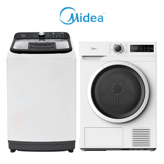 Midea 10KG Top Loader & 8KG Dryer Combo