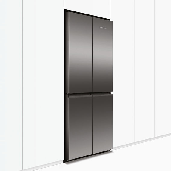 F&P 498L Series 7 Quad Door Refrigerator Freezer Black F&P 498L Series 7 Quad Door Refrigerator Freezer Black