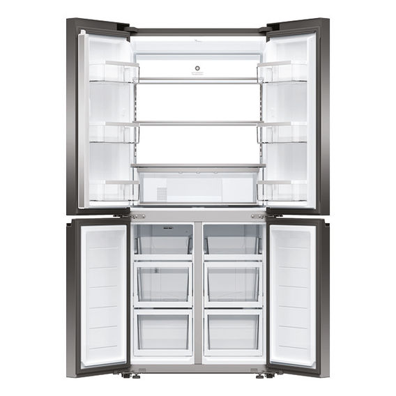 F&P 498L Series 7 Quad Door Refrigerator Freezer Black F&P 498L Series 7 Quad Door Refrigerator Freezer Black