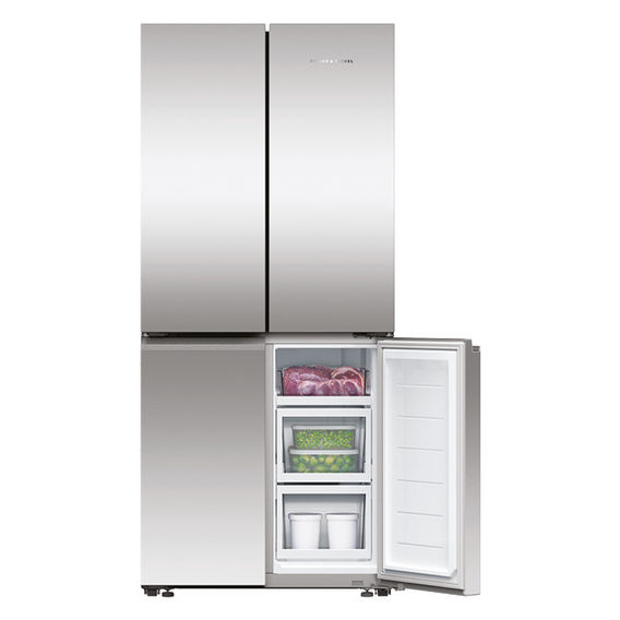 F&P 498L Series 7 Quad Door Refrigerator Freezer SS