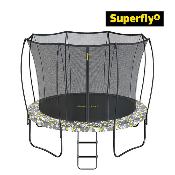 Superfly X 10ft Trampoline / Sunshade & Hoop Bundle Superfly X 10ft Trampoline / Sunshade & Hoop Bundle
