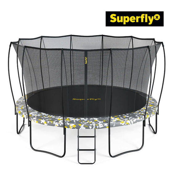Superfly X 14ft Trampoline / Sunshade & Hoop Bundle Superfly X 14ft Trampoline / Sunshade & Hoop Bundle