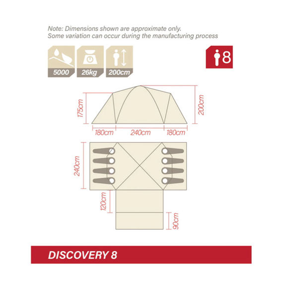 Discovery 8 Blackout Tent