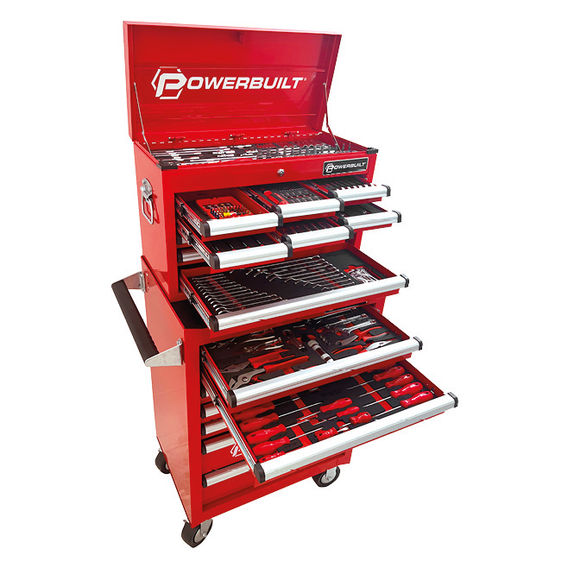 PB 294pc Tool Chest Roll Cab & Tools - Red Series
