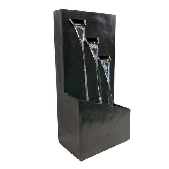 Falling Water Triple Water Feature with Pump & Light