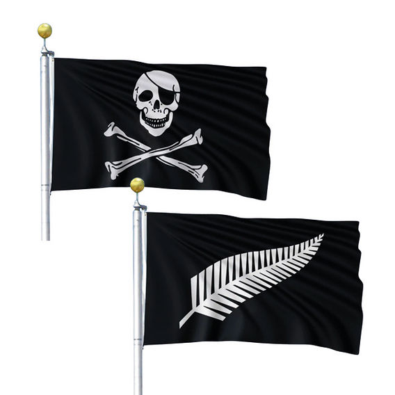 Flag Bundle w Flagpole Sectional 6m