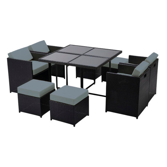 9 Piece Outdoor Dining Set 9 Piece Outdoor Dining Set