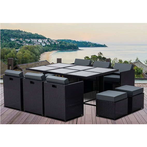 11 Piece Outdoor Dining Set