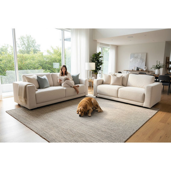 Oakland Luxe 3+2 Seater Bundle - Beige