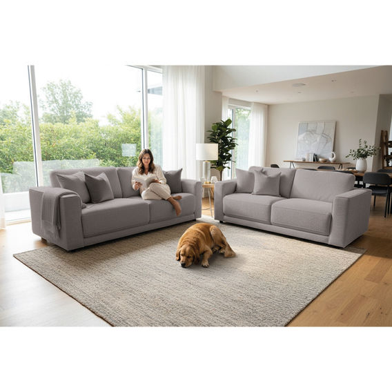 Oakland Luxe 3+2 Seater Bundle - Grey Oakland Luxe 3+2 Seater Bundle - Grey