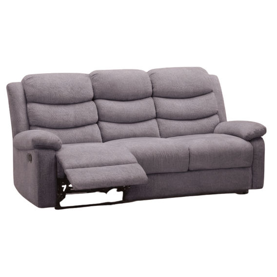 Norfolk 3 Seater Recliner Sofa - Light Grey Norfolk 3 Seater Recliner Sofa - Light Grey