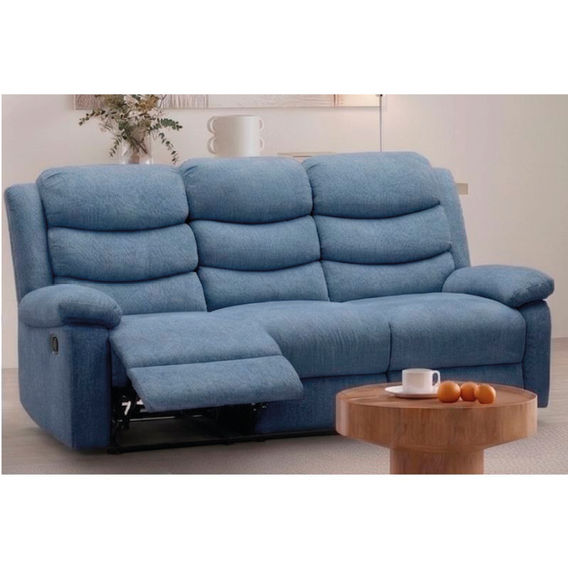 Norfolk 3 Seater Recliner Sofa - Blue Norfolk 3 Seater Recliner Sofa - Blue