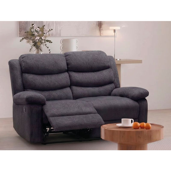 Norfolk 2 Seater Recliner - Dark Grey