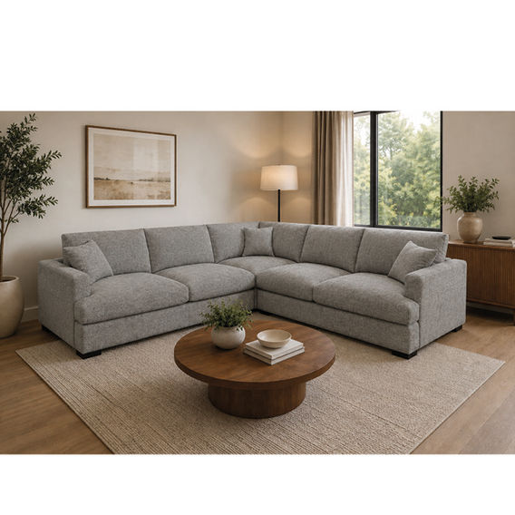 Crescent Corner Sofa - Slate Crescent Corner Sofa - Slate
