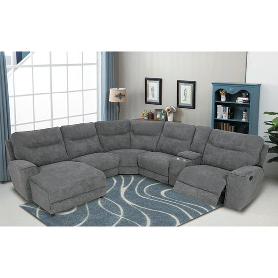 Senator Corner Suite LHF - Gunmetal Grey