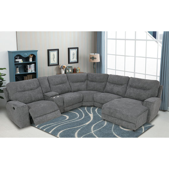 Senator Corner Suite RHF - Gunmetal Grey Senator Corner Suite RHF - Gunmetal Grey